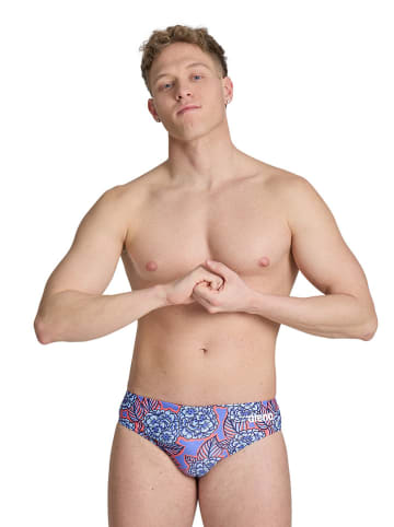 Arena Kąpielówki w kolorze fioletowo-błękitno-pomarańczowym