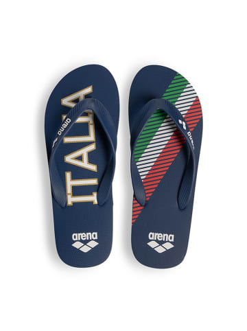 Arena Teenslippers donkerblauw/meerkleurig