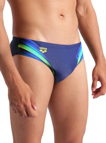 Arena Badehose in Dunkelblau/ Grün