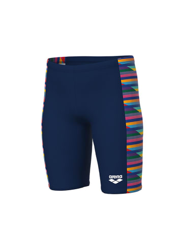 Arena Lange zwembroek donkerblauw/meerkleurig