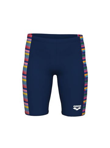 Arena Lange Badehose in Dunkelblau/ Bunt