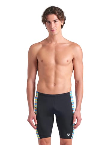 Arena Lange Badehose in Schwarz/ Bunt