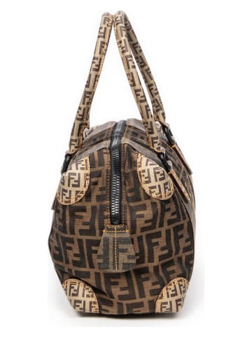 Fendi Torebka w kolorze jasnobrązowo-brązowym - 28 x 22 x 13 cm