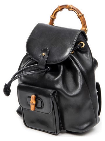 Gucci Leder-Rucksack in Schwarz - (B)21 x (H)24 x (T)7 cm