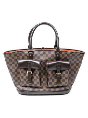 Louis Vuitton Henkeltasche in Braun/ Hellbraun - (B)33 x (H)28 x (T)15 cm