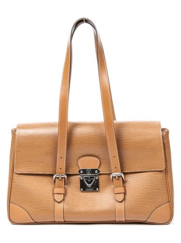 Louis Vuitton Skórzana torebka w kolorze beżowym - 36 x 22 x 12 cm