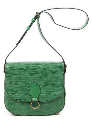 Louis Vuitton Leder-Umhängetasche in Grün - (B)24 x (H)21 x (T)6 cm