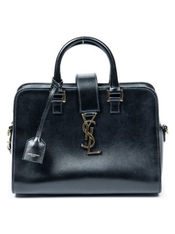 Yves Saint Laurent Leder-Henkeltasche in Schwarz - (B)26 x (H)19 x (T)12 cm