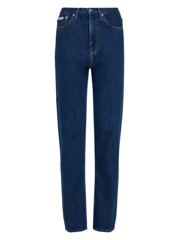 CALVIN KLEIN JEANS Spijkerbroek - regular fit - donkerblauw