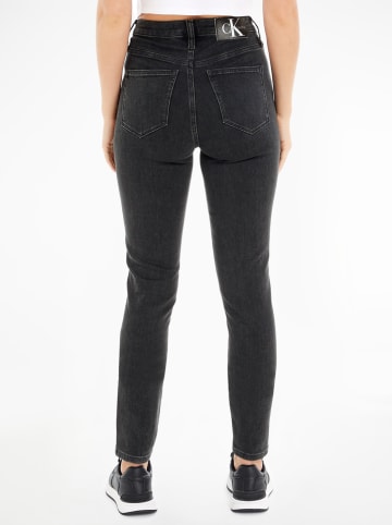 CALVIN KLEIN JEANS Dżinsy - Skinny fit - w kolorze czarnym
