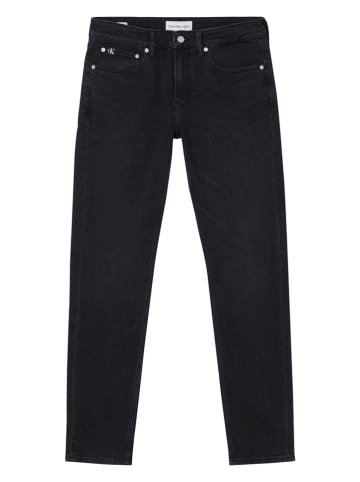 CALVIN KLEIN JEANS Dżinsy - Tapered fit - w kolorze czarnym