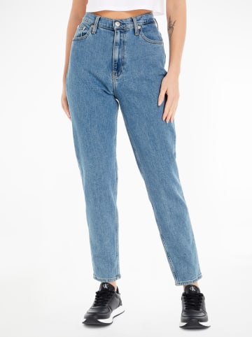 CALVIN KLEIN JEANS Dżinsy - Mom fit - w kolorze niebieskim