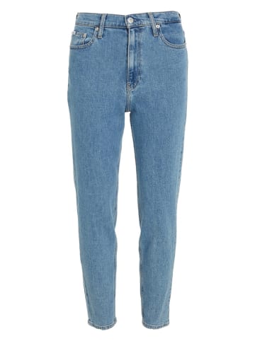CALVIN KLEIN JEANS Dżinsy - Mom fit - w kolorze niebieskim