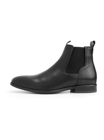 DENBROECK Leren chelseaboots "Stone St." zwart