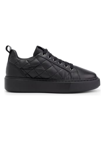mysa Leren sneakers "Lanthe" zwart