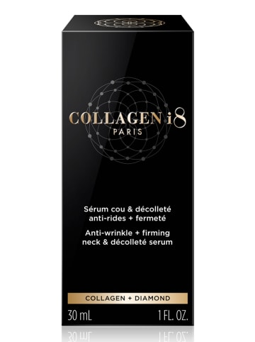 COLLAGEN i8 Anti-rimpel-hals en decolletéserum "Collagen + Diamond", 30 ml