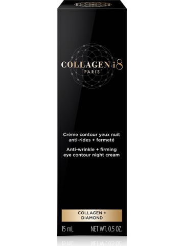 COLLAGEN i8 Oogcontour-nachtcrème "Collagen + Diamond", 15 ml