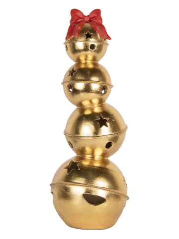 Clayre & Eef Dekoracja w kolorze złoto-czerwonym - wys. 54 cm