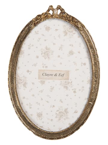 Clayre & Eef Fotolijst goudkleurig - (B)10 x (H)14 cm