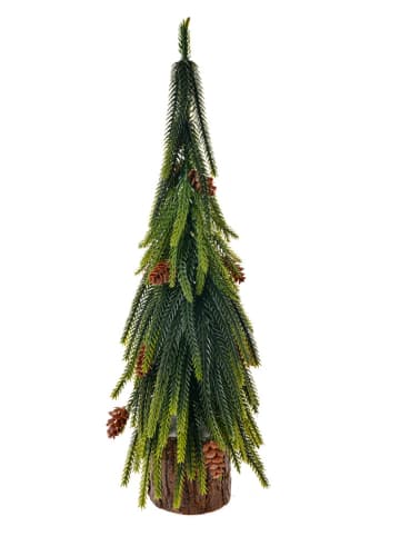 Clayre & Eef Künstlicher Weihnachtsbaum in Grün - (B)12 x (H)38 x (T)12 cm