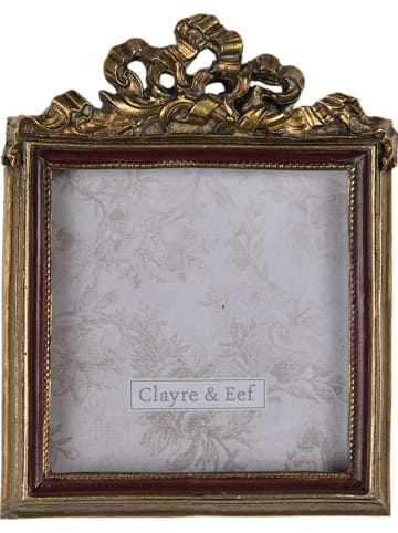 Clayre & Eef Ramka w kolorze złotym na zdjęcia - 9 x 11 cm