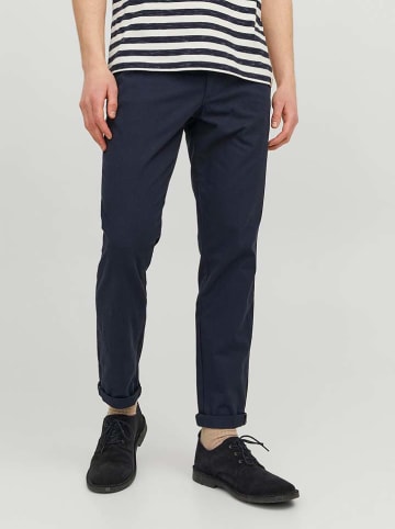 Jack & Jones Chinobroek "Marco" donkerblauw