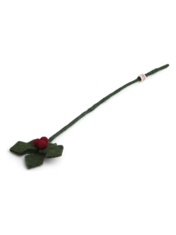 Gry & Sif Dekozweig ''Branch with Berries'' in Grün/ Rot - (L)30 cm