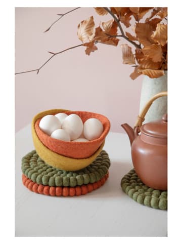 Gry & Sif Opbergmand geel - Ø 15 cm