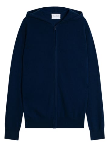 Perfect Cashmere Kasjmieren vest "Eldo" donkerblauw