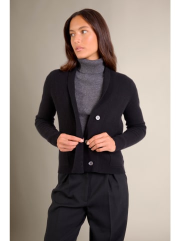 Perfect Cashmere Kaszmirowy kardigan "Mila" w kolorze czarnym