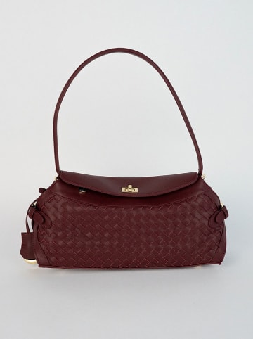 Victor & Hugo Paris Leren schoudertas "Yzel" bordeaux - (B)30 x (H)15 x (D)10 cm