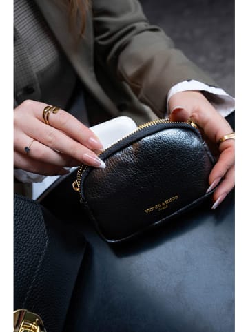 Victor & Hugo Paris Leren portemonnee "Gema" zwart - (B)15 x (H)10 x (D)5 cm