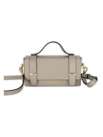 Victor & Hugo Paris Leder-Henkeltasche "Boho" in Taupe - (B)19 x (H)10 x (T)5 cm