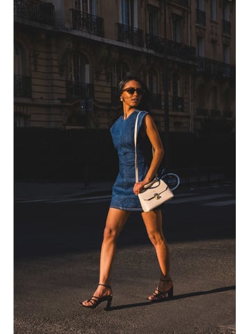 Victor & Hugo Paris Skórzana torebka "Florentine" w kolorze kremowym - 21,5 x 16,5 x 12,5 cm