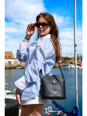 Victor & Hugo Paris Leren schoudertas "Elise" zwart - (B)22 x (H)23 x (D)13 cm