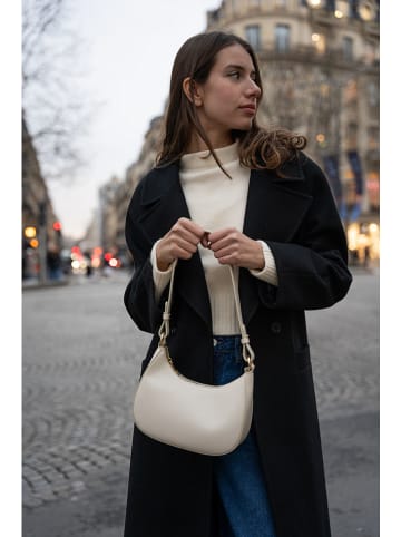 maison héritage PARIS Leder-Schultertasche "Brisac" in Beige - (B)23 x (H)18 x (T)8 cm