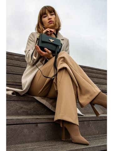 Christian Laurier Leren handtas "Mathilde" zwart - (B)19 x (H)13 x (D)7 cm