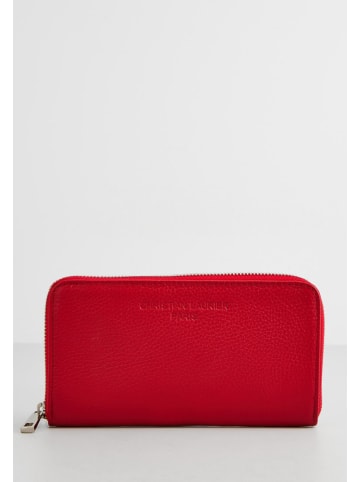 Christian Laurier Skórzany portfel "Mony" w kolorze czerwonym - 19,5 x 10,5 x 3 cm