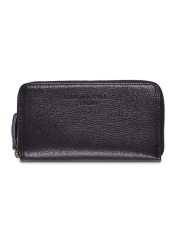 Christian Laurier Leder-Geldbörse "Mony" in Schwarz - (B)19,5 x (H)10,5 x (T)3 cm