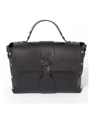 Christian Laurier Leren handtas "Paty" zwart - (B)25 x (H)18 x (D)10 cm