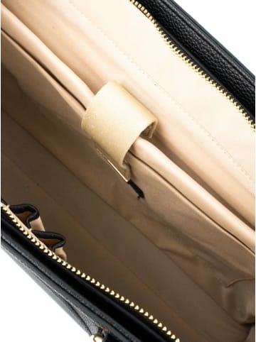 Christian Laurier Leder-Umhängetasche "Acil" in Grau - (B)23 x (H)18,5 x (T)8 cm