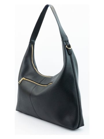 Christian Laurier Leren schoudertas "Alix" zwart - (B)43 x (H)25 x (D)10 cm