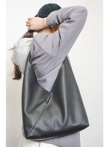 Christian Laurier Leren schoudertas "Celia" zwart - (B)32 x (H)20 x (D)10 cm