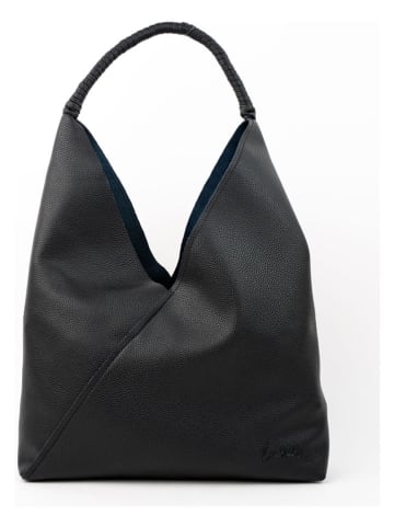 Christian Laurier Leren schoudertas "Celia" zwart - (B)32 x (H)20 x (D)10 cm