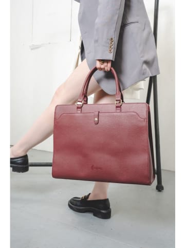 Christian Laurier Leren businesstas "Nya" bordeaux - (B)42 x (H)32 x (D)14 cm