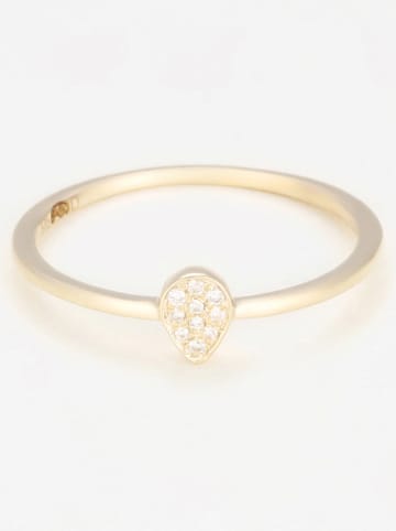 DIAMANTA Gold-Ring "Goutte de lumière" mit Diamanten