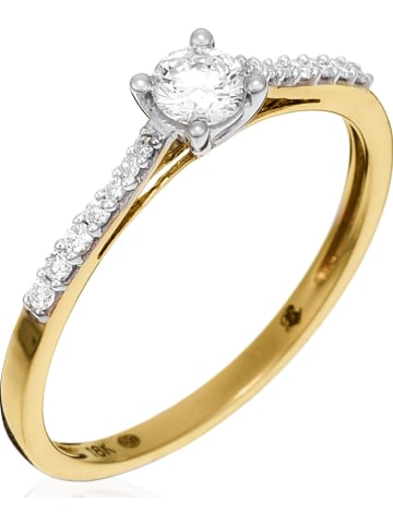 DIAMANTA Gouden ring "Dis-moi oui" met diamanten