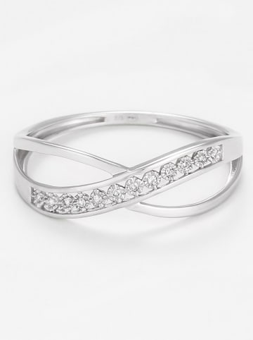 DIAMANTA Witgouden ring met diamanten