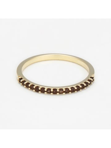 DIAMANTA Gold-Ring "color alliance quartz fumé" mit Edelsteinen