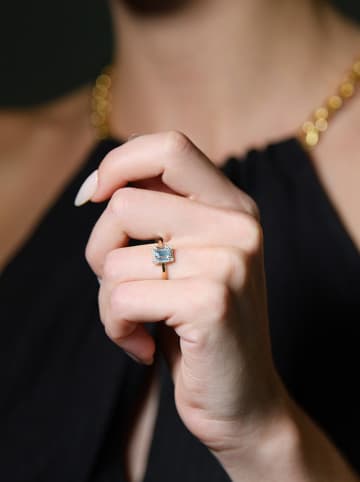 DIAMANTA Gold-Ring "Chiara" mit Diamanten und Edelsteinen